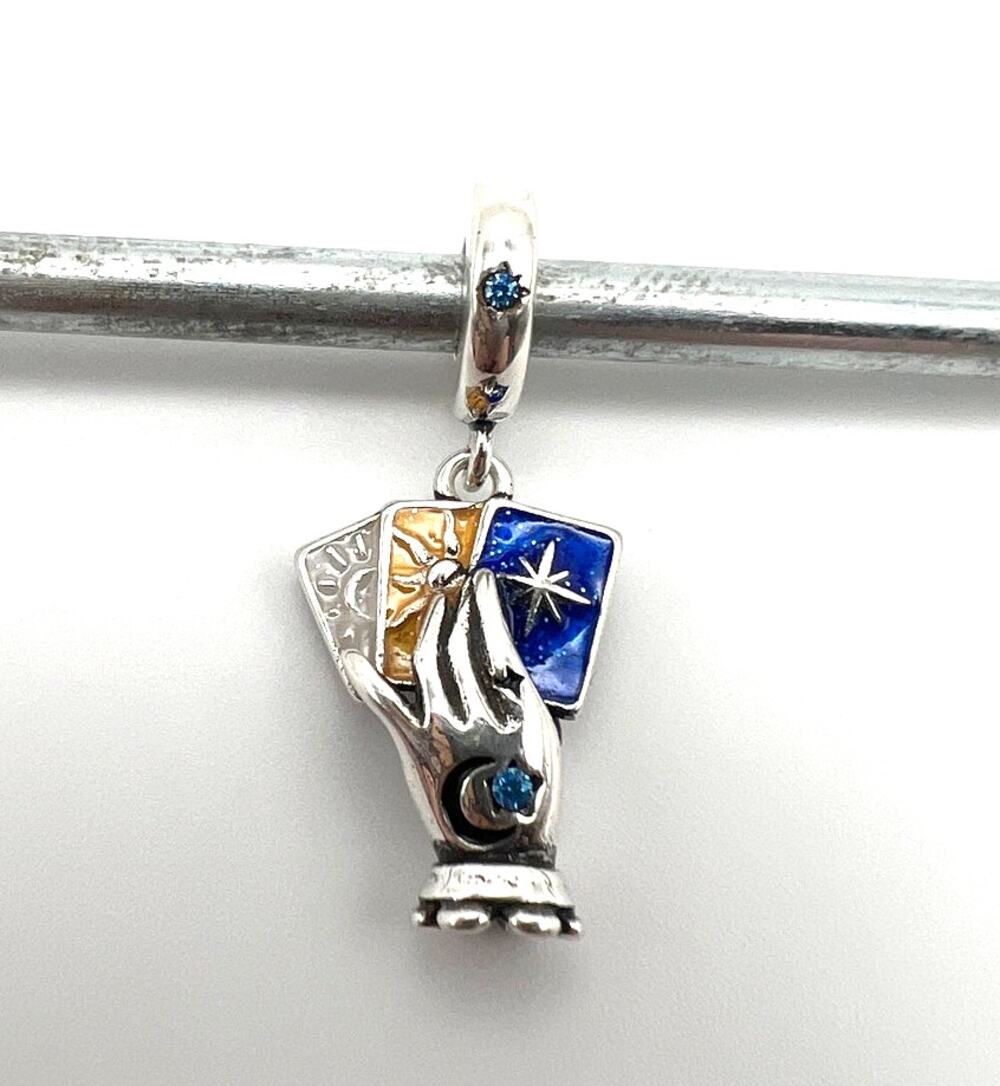 New Tarot Cards Hand Charm for European Bracelet